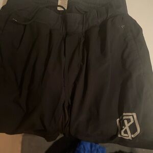 Black born primitive Athletic Shorts with Logo